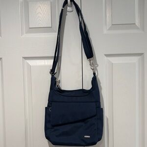 Travelon Anti-Theft Crossbody Bag Navy Blue Adjustable Strap